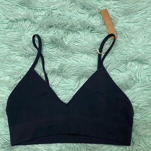 NWT SKIMS Soft Smoothing Seamless Bralette Size Small in Onyx